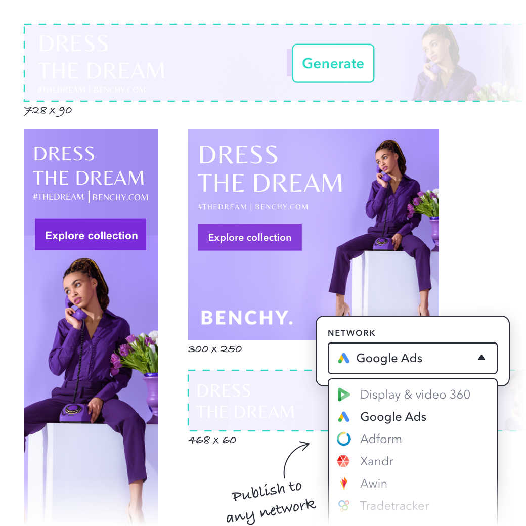 Create pixel perfect animated HTML5 ads for Display with Bannerwise