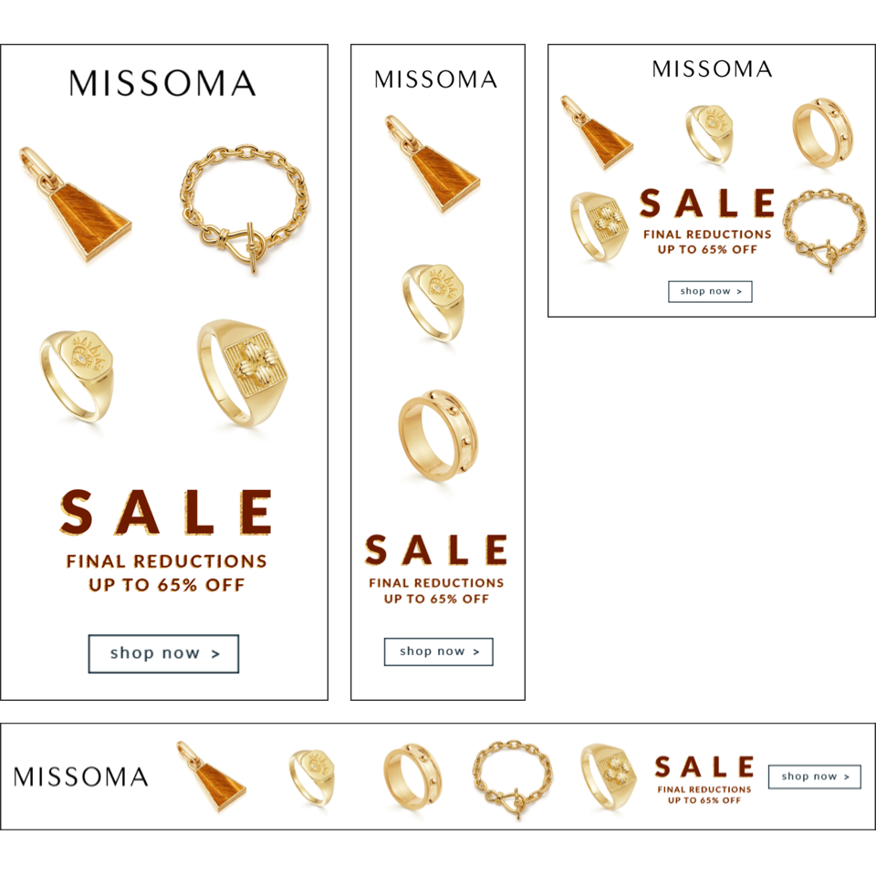 dynamic display ad  Missoma