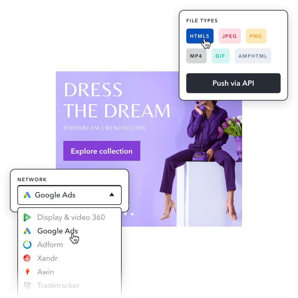 Publish your animated HTML5 ads with ease to any display network