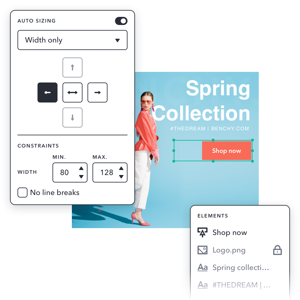 Liberate your marketing & design team with custom templates.